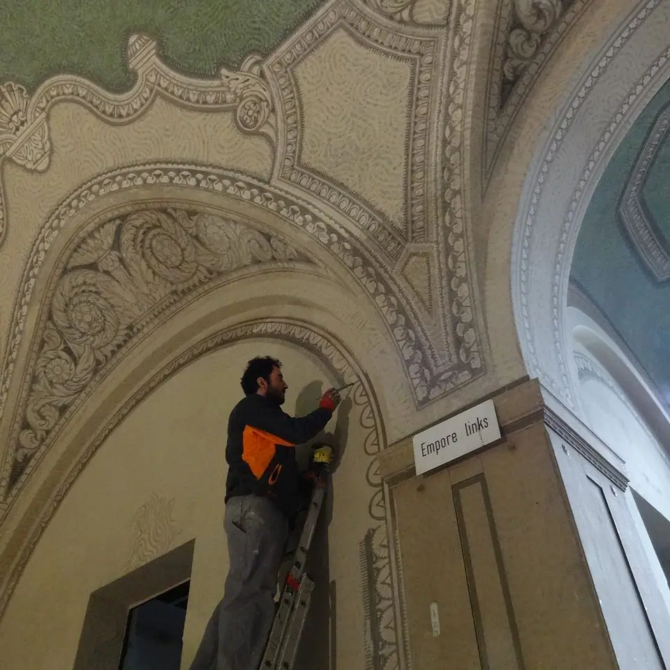 Ornamentmalerei im Bürgerhaus Velbert-Langenberg